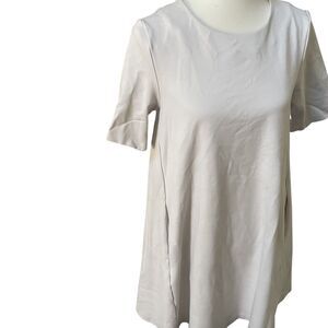 Premise Dresses Women's Size 8 Light Gray A-Line Dress Knee Length POCKETS! EUC